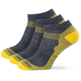 Шкарпетки Zulu Merino Summer 3-pack сірий/жовтий grey/yellow