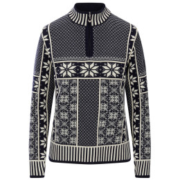 Жіночий светр Dale of Norway Vardåsen Fem Sweater темно-синій/білий Marine Offwhite