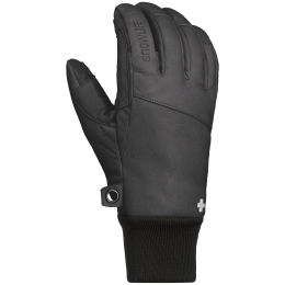 Чоловічі гірськолижні рукавички SnowLife SGlove Leather чорний black