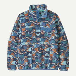 Жіноча толстовка Patagonia W's LW Synch Snap-T P/O синій Swallowtail Geo: Still Blue