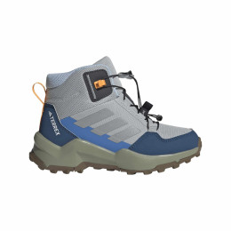 Дитячі черевики Adidas Terrex Ax4R Mid сірий Gretwo/Refsil/Globlu