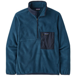 Чоловіча куртка Patagonia Microdini Pullover 1/2 Zip темно-синій