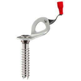 Šroub do ledu Petzl Laser Speed 10 cm stříbrná