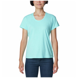 Жіноча футболка Columbia Sun Trek™ SS Tee блакитний Aquamarine Heather