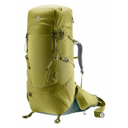 Туристичний рюкзак Deuter Aircontact Core 70+10 жовтий/зелений cactus-ivy