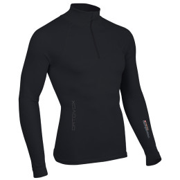 Чоловіча футболка Ortovox Merino Competition Long Sleeve чорний BlackRaven