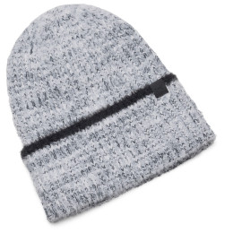 Жіноча шапка Under Armour W Halftime Cozy Beanie сірий Anthracite / White / Anthracite