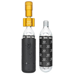 Насос Peaty´s Holeshot Co2 Pumpa + Bombičky 2 Ks - Road & Gravel жовтий Bourbon