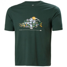 Чоловіча футболка Helly Hansen F2F Organic Cotton Tee 2.0 зелений