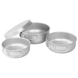 Набір посуду Easy Camp Adventure Ultra Light Cook Set срібний Silver