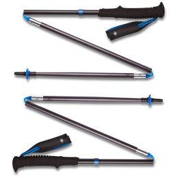 Трекінгові палиці Black Diamond Distance Z Poles чорний/синій Pewter