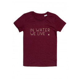 Жіноча футболка Hiko Iwwl W T-Shirt бордовий