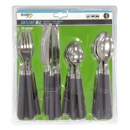 Sada příborů Bo-Camp Cutlery set šedá Grey