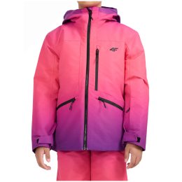 Дитяча зимова куртка 4F Technical Jacket F1199 Multicolour рожевий Multicolour 3 Allover