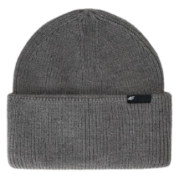 Шапка 4F Cap U652 сірий MIDDLE GREY MELANGE