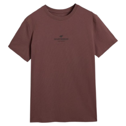 Чоловіча футболка 4F Tshirt M2961 коричневий DARK BROWN