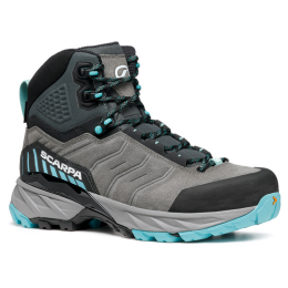 Жіночі туристичні черевики Scarpa Rush Trek GTX WMN сірий Midgray-Aqua