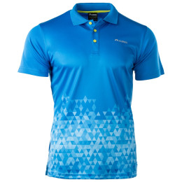 Чоловіча футболка Elbrus Kantale синій FrenchBlueTrianglePrint/AcidLime