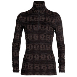 Жіноча толстовка Icebreaker 250 Vertex Ls Half Zip Crystalline чорний