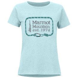 Жіноча футболка Marmot Wm's Ascender Tee SS синій CorydalisBlueHeather