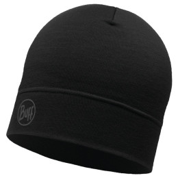 Шапка Buff Merino Lightweight Beanie чорний SolidBlack