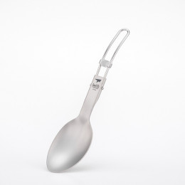 Ложка Keith Titanium Folding Titanium Spoon сірий