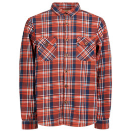 Чоловіча сорочка Fundango Roddy Lined Shirt червоний blood