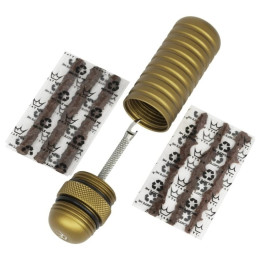 Набір для ремонту Peaty´s Holeshot Tubeless Puncture Plugger жовтий Bourbon