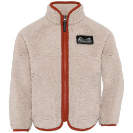 Дитяча толстовка Didriksons Gibbs Kids Fullzip 2 Beach Beige/Rust бежевий Beach Beige/Rust