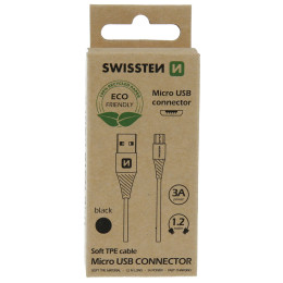 Кабель для зарядки і передачі даних Swissten USB/MICRO USB
