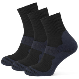 Шкарпетки Zulu Merino Allseason 3-pack чорний/сірий black/grey