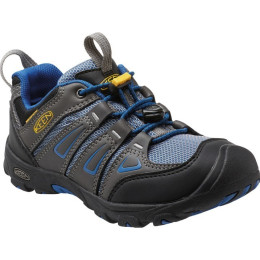 Дитячі черевики Keen Oakridge Low WP Jr синій Magnet/TrueBlue