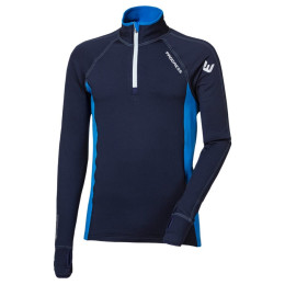 Чоловіча функціональна толстовка Progress TOREZ ZIP темно-синій tm.modrá/modrá