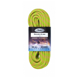 Lezecké lano Beal Rando GD 8 mm (30 m) žlutá Yellow