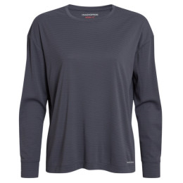 Жіноча футболка Craghoppers NosiLife SolarShield+ Long Sleeved T-Shirt темно-сірий Anthracite