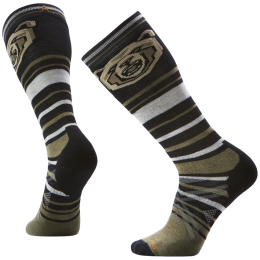 Гірськолижні шкарпетки Smartwool Ski Full Cushion Growling Grizzly OTC чорний/зелений BLACK