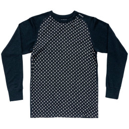 Чоловіча функціональна футболка Devold Signature Merino 230 Shirt Man чорний/білий INK/RAWWHITE