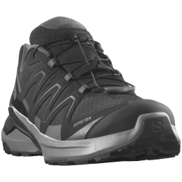 Чоловічі туристичні черевики Salomon Examotion Gore-Tex чорний Black / Pewter / Asphalt
