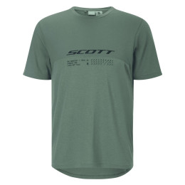 Чоловіча велофутболка Scott Tee M's Vertic DRI SS темно-зелений tranquil green