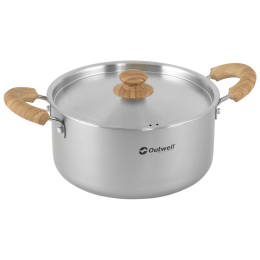 Каструля Outwell Feast Ceramic Pot 3 L срібний Black & Grey