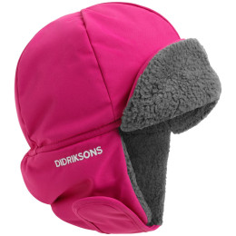 Дитяча шапка Didriksons Biggles Cap 7 рожевий Cactus Pink