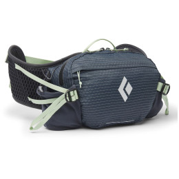 Поясна сумка Black Diamond Pursuit 6 Waist Pack сірий/зелений Carbon-Foam Green (9493)