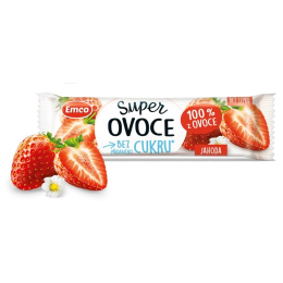 Батончик Emco Super фрукт полуниця, 30 г