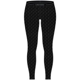 Жіноча функціональна нижня білизна Icebreaker W Mer 260 Vertex Leggings On-Piste чорний/білий Black/Snow/J