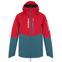 Чоловіча куртка Husky Nicco M червоний/синій red/turquoise