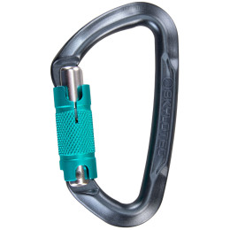 Карабін Skylotec Lime WG (twistlock) сірий/зелений Anthracite/Acquamarine