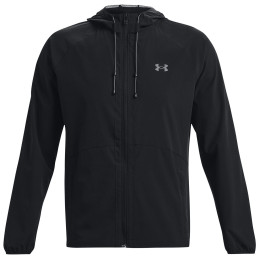 Чоловіча весняна куртка Under Armour Stretch Woven Windbreaker чорний Black / / Pitch Gray