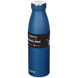 Термос Sistema Stainless Steel 500 ml синій/сірий