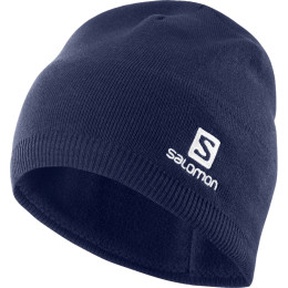 Зимова шапка Salomon Beanie темно-синій Nightish