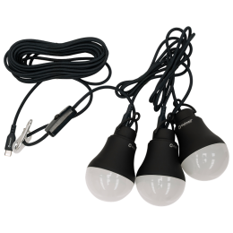 Набір лампочок Outwell Epsilon Bulb Set чорний/сірий Black Grey